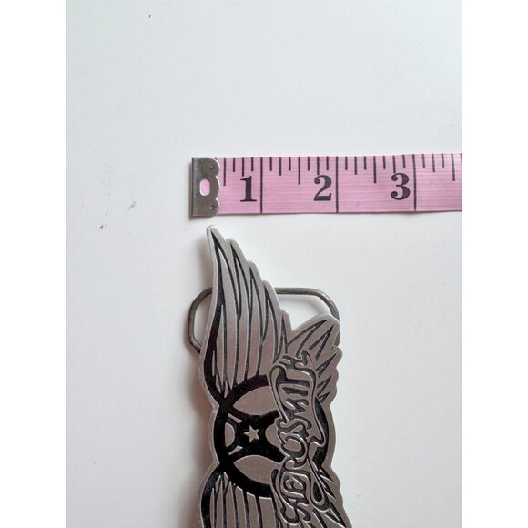 Vintage 2004 GIANT USA AEROSMITH Pewter Belt Buckle - Picture 10 of 11